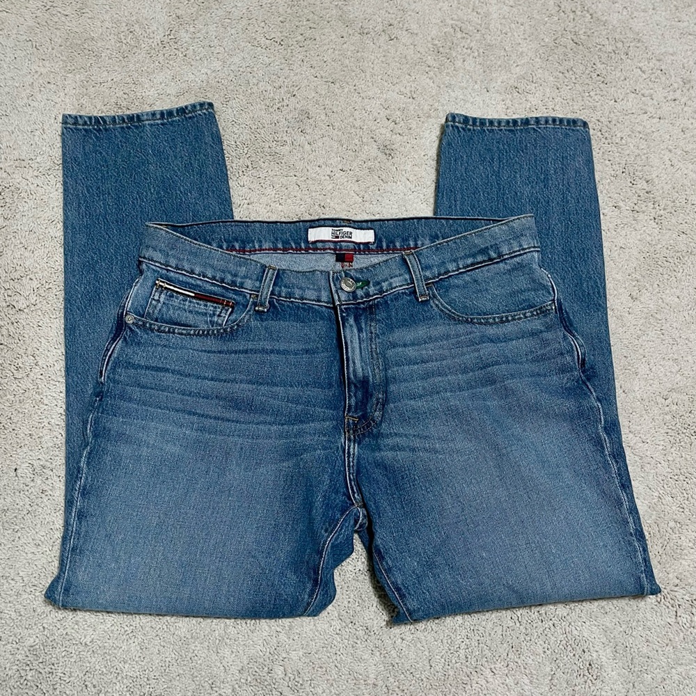 Tommy Hilfiger Blue Straight Jeans**